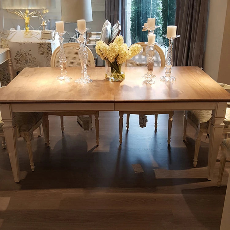 Elegant Oak Multi-Layer Board Dining Table - Perfect for Modern Interiors fljgj-2118
