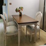 Elegant Oak Multi-Layer Board Dining Table - Perfect for Modern Interiors fljgj-2118