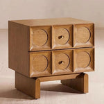 Stylish Oak Multi-Layer Bedside Cupboard – Modern Storage Solution for Your Bedroom fljgj-2121