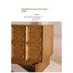 Stylish Oak Multi-Layer Board TV Cabinet with Unique Design and Ample Storage Space fljgj-2122