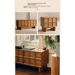 Stylish Oak Multi-Layer Board TV Cabinet with Unique Design and Ample Storage Space fljgj-2122