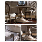 Elegant Oak Cotton-Ramie Dining Chair for Timeless Home Décor fljgj-2126