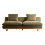 Stylish Pine Ash Wood Sofa with Cotton-Ramie Fabric - Trendy Home Comfort for Modern Living Spaces fljgj-2127