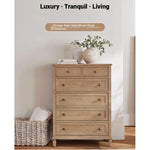 Stylish Oak Multi-Layer Board Cabinet with 5 Drawers – Modern Storage Solution for Home Décor fljgj-2129