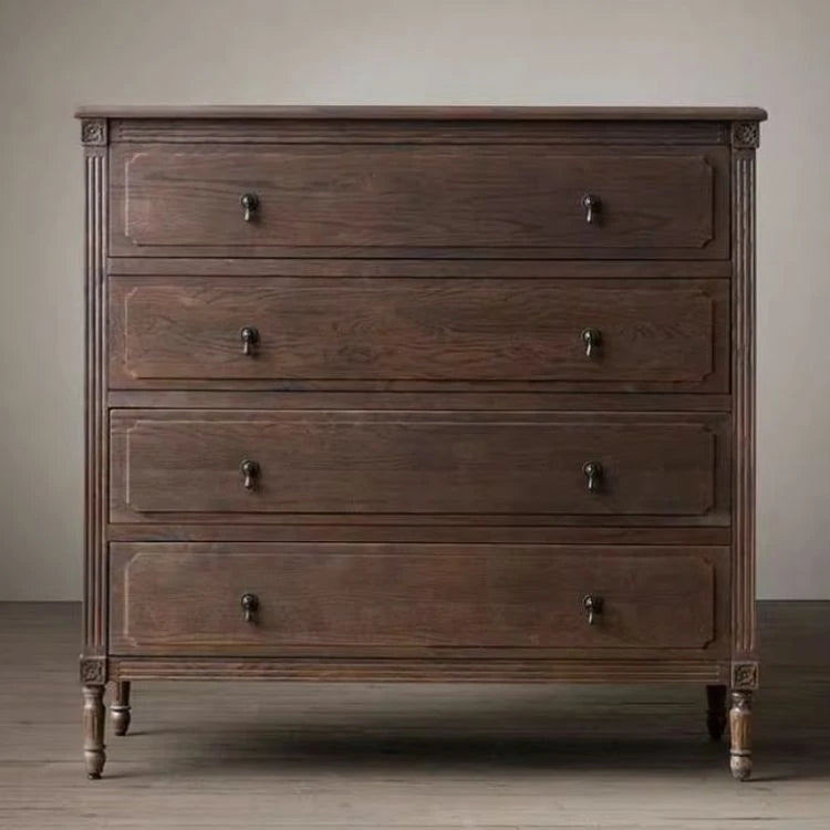 Elegant Oak Stainless Cabinet with Three Drawers – Modern Storage Solution for Any Room fljgj-2132