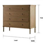 Elegant Oak Stainless Cabinet with Three Drawers – Modern Storage Solution for Any Room fljgj-2132