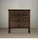 Elegant Oak Stainless Cabinet with Three Drawers – Modern Storage Solution for Any Room fljgj-2132