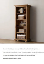 Elegant Oak Multi-Layer Board Cabinet with Classic Design - Versatile Storage Solution for Any Room fljgj-2133