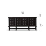 Stylish Oak Multi-Layer Board Cabinet with Unique Patterned Doors – Perfect Storage Solution for Modern Homes! fljgj-2139
