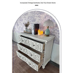 Elegant Oak Multi-Layer Board Cabinet with Intricate Carvings | Chic Storage Solution for Any Room fljgj-2142