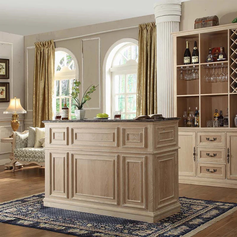 Stylish Oak Multi-Layer Board Marble Cabinet – Elegant Storage Solution for Every Home fljgj-2150