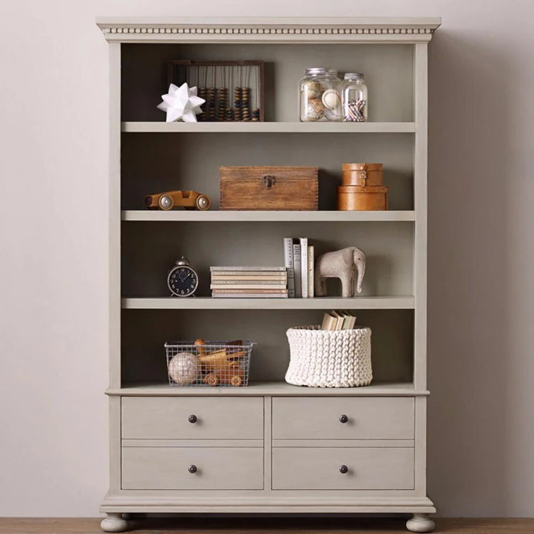 Elegant Oak Multi-Layer Board Cabinet with Spacious Shelves and Drawers for Stylish Storage fljgj-2151
