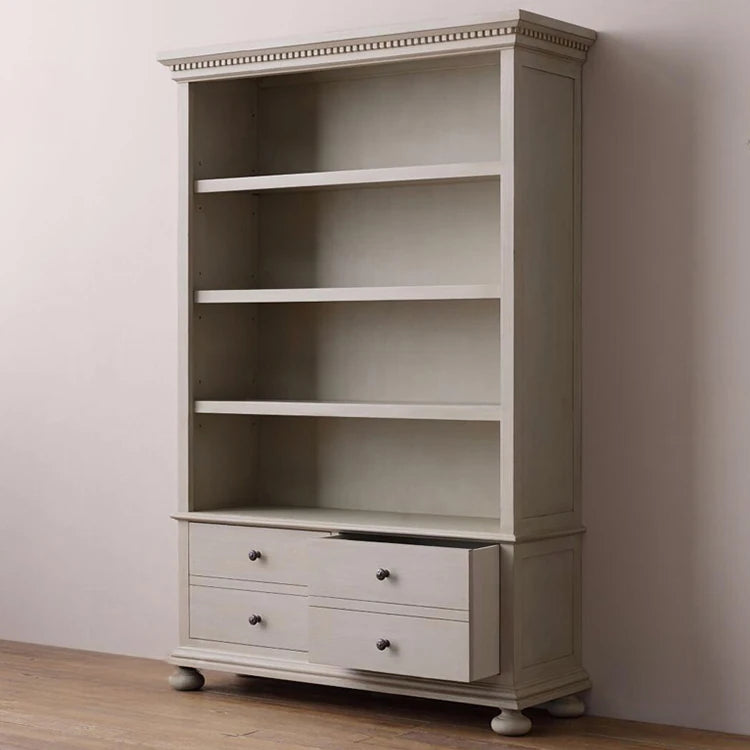 Elegant Oak Multi-Layer Board Cabinet with Spacious Shelves and Drawers for Stylish Storage fljgj-2151