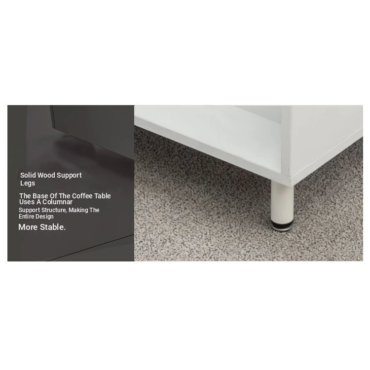 Modern Lift-Top Coffee Table with Storage | Stylish Solid Wood & Density Board Design for Living Room fls-5328