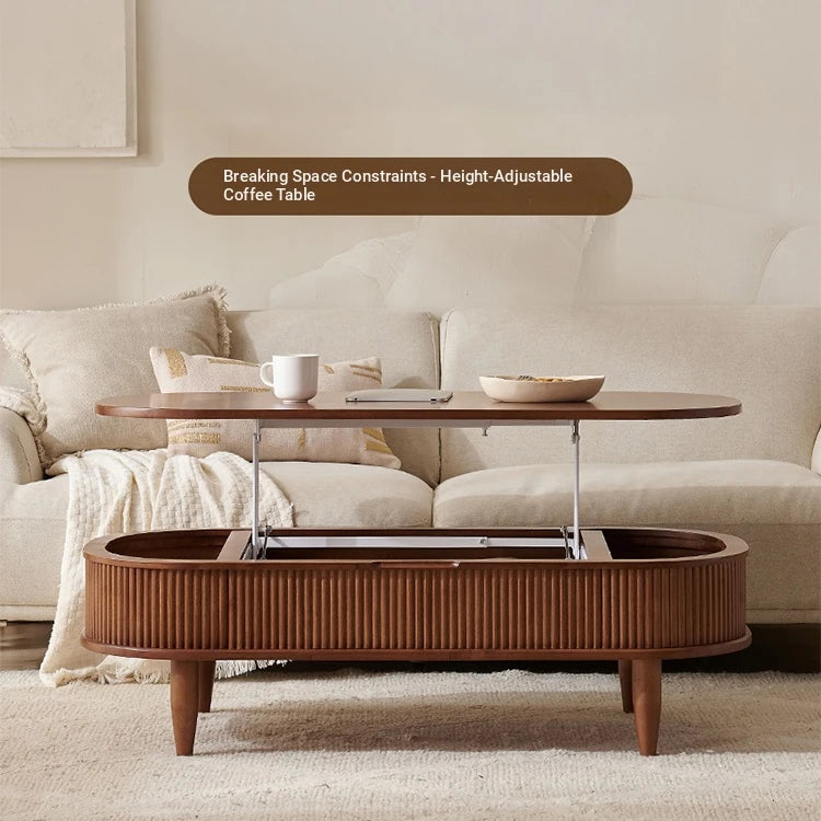 Stylish Solid Wood Coffee Table with Lift-Top and Storage – Perfect for Living Room Décor! fls-5329