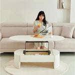 Stylish Lift-Top Coffee Table with Storage - Modern Minimalist Design for Living Room fls-5331
