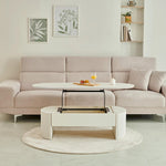 Stylish Lift-Top Coffee Table with Storage - Modern Minimalist Design for Living Room fls-5331