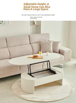 Stylish Lift-Top Coffee Table with Storage - Modern Minimalist Design for Living Room fls-5331