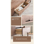 Stylish Mid-Century Modern TV Stand with Storage - Elegant Wooden Design for Living Room fls-5336