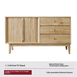 Stylish Wooden TV Stand with Storage - Modern Design for Living Room Furniture fls-5338