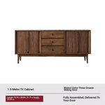 Stylish Wooden TV Stand with Storage - Modern Design for Living Room Furniture fls-5338