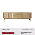 Stylish Wooden TV Stand with Storage - Modern Design for Living Room Furniture fls-5338