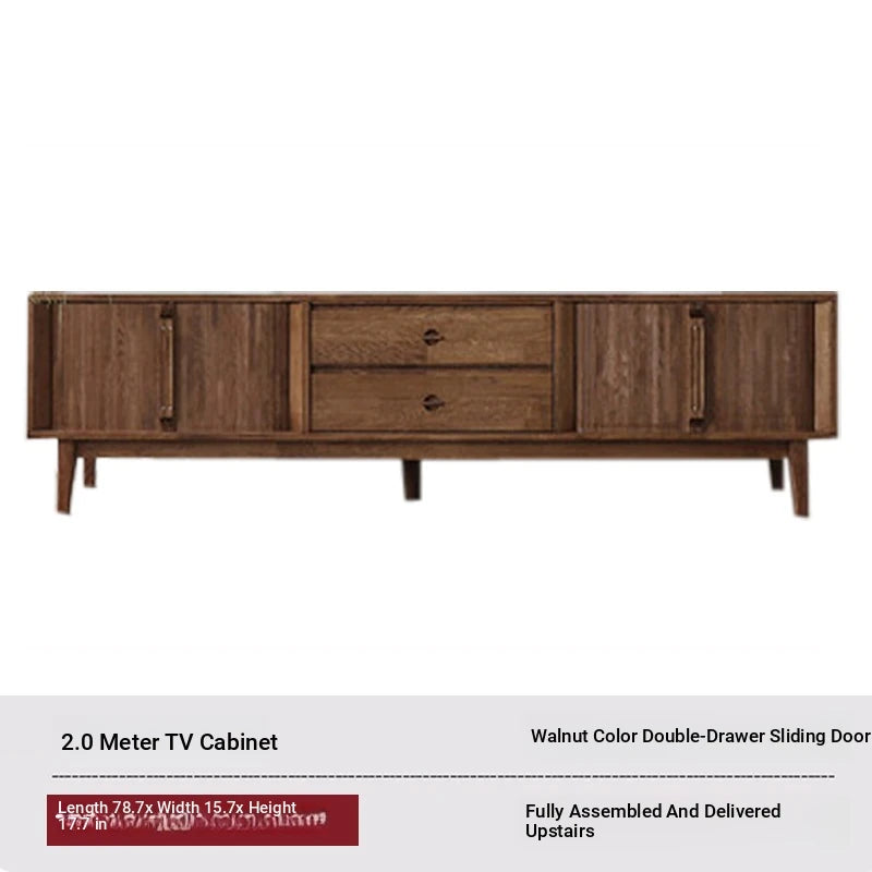 Stylish Wooden TV Stand with Storage - Modern Design for Living Room Furniture fls-5338