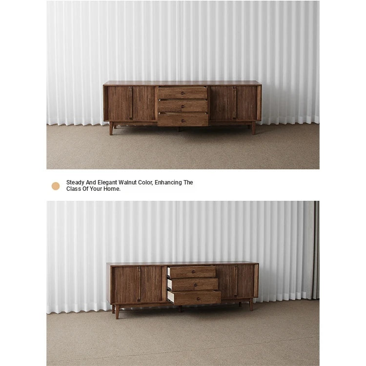 Stylish Wooden TV Stand with Storage - Modern Design for Living Room Furniture fls-5338