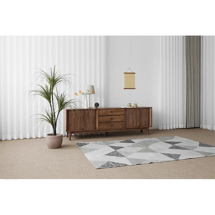 Stylish Wooden TV Stand with Storage - Modern Design for Living Room Furniture fls-5338