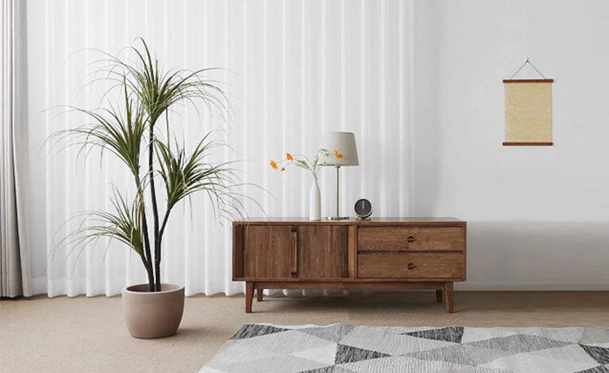 Stylish Wooden TV Stand with Storage - Modern Design for Living Room Furniture fls-5338