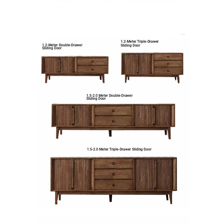 Stylish Wooden TV Stand with Storage - Modern Design for Living Room Furniture fls-5338