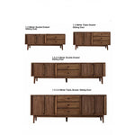 Stylish Wooden TV Stand with Storage - Modern Design for Living Room Furniture fls-5338