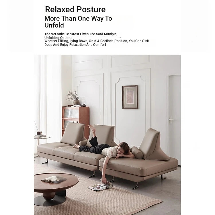 Stylish Pine Frame Sofa with Cotton-Ramie Upholstery, Comfortable Foam Cushions, and Sleek Metal Base - Modern Living Room Furniture flsd-5180