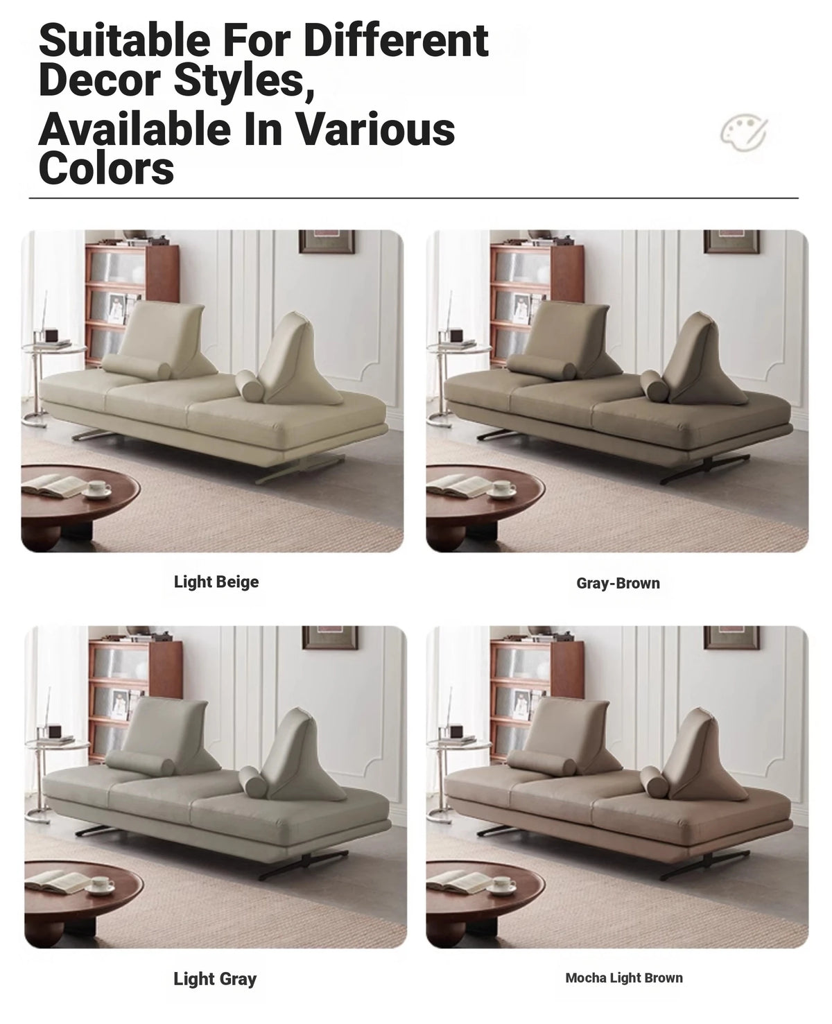 Stylish Pine Frame Sofa with Cotton-Ramie Upholstery, Comfortable Foam Cushions, and Sleek Metal Base - Modern Living Room Furniture flsd-5180