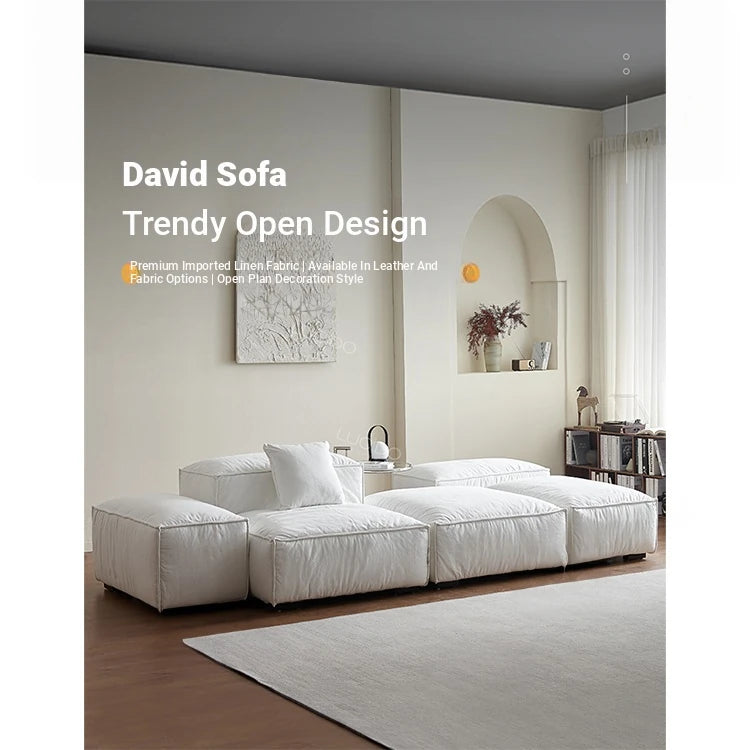 Luxurious Modular Sofa in Cowhide Leather – Versatile and Modern Design for Your Living Space flsd-5182
