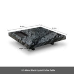 Stylish Marble and Stainless Steel Tea Table - Modern Living Room Centerpiece flsd-5183