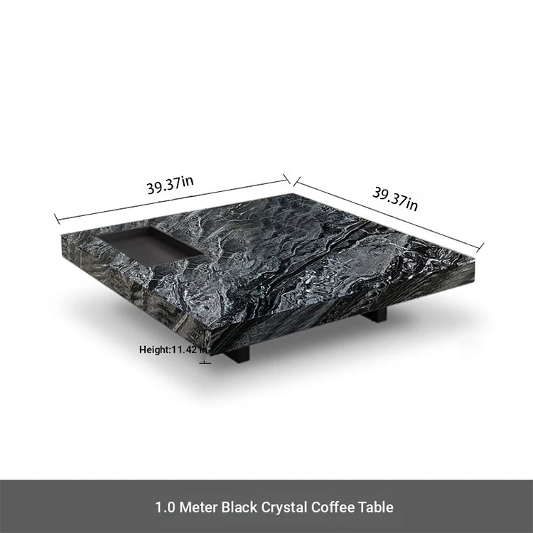 Stylish Marble and Stainless Steel Tea Table - Modern Living Room Centerpiece flsd-5183