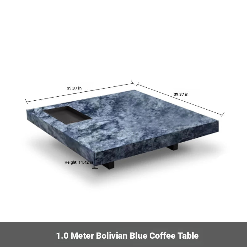 Stylish Marble and Stainless Steel Tea Table - Modern Living Room Centerpiece flsd-5183
