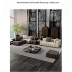 Stylish Marble and Stainless Steel Tea Table - Modern Living Room Centerpiece flsd-5183