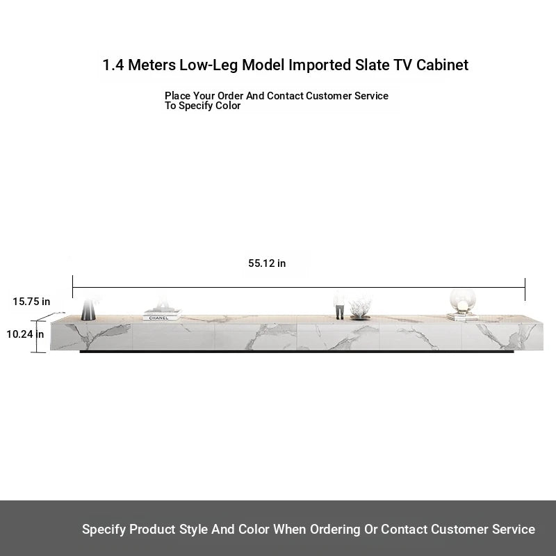 Stylish Modern TV Cabinet with Ceramic Sintered Stone Top, Pine Accents, and Durable Metal Frame - Perfect Home Entertainment Center flsd-5184