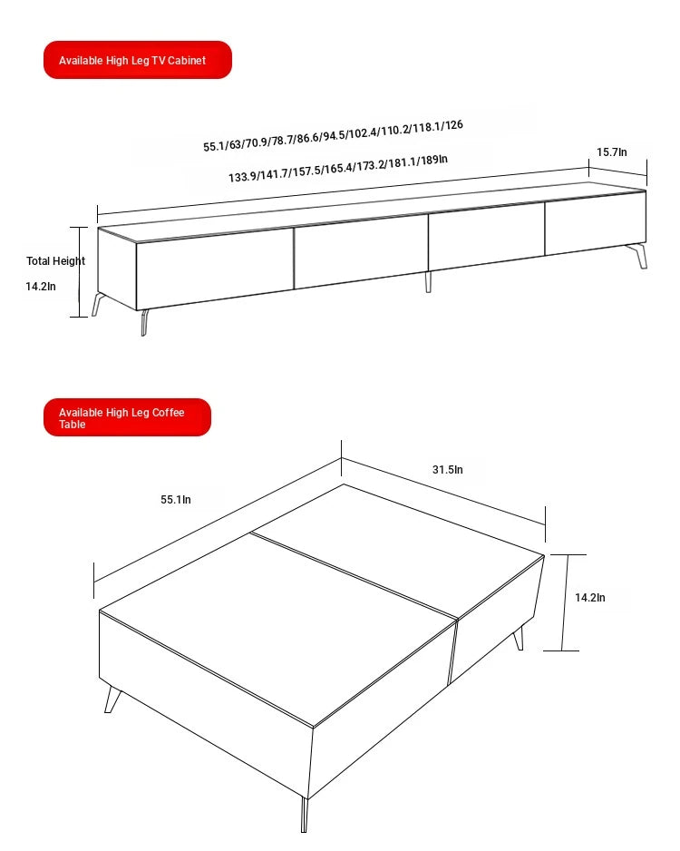 Stylish Modern TV Cabinet with Ceramic Sintered Stone Top, Pine Accents, and Durable Metal Frame - Perfect Home Entertainment Center flsd-5184