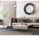 Stylish Synthetic Leather and Carbon Steel Tea Table - Modern Home Decor Piece flsd-5187