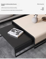 Stylish Synthetic Leather and Carbon Steel Tea Table - Modern Home Decor Piece flsd-5187