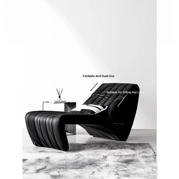 Sleek Foldable Chair for Versatile Comfort - Dual-Use Design in Synthetic Leather and Foam flsd-5194