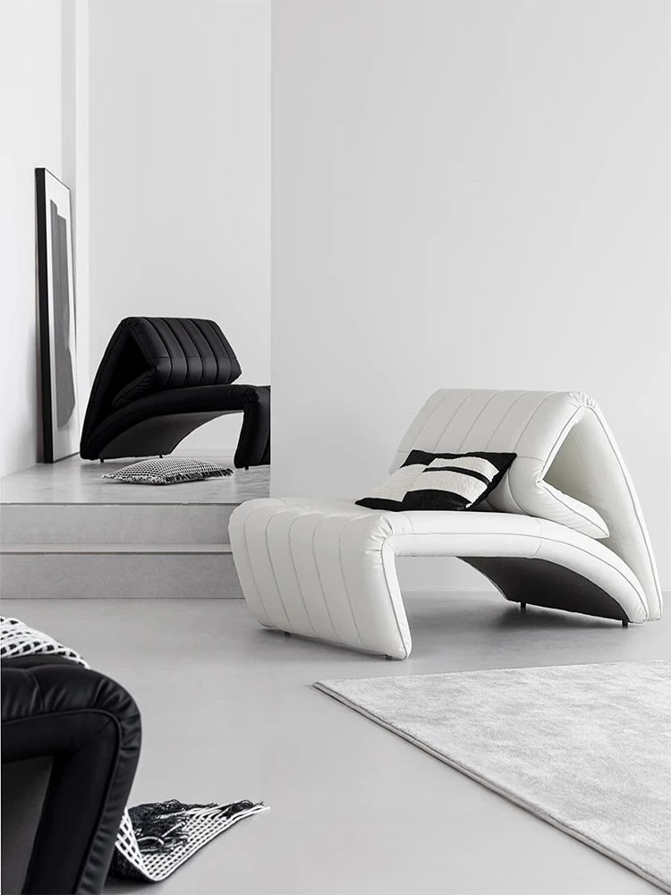 Sleek Foldable Chair for Versatile Comfort - Dual-Use Design in Synthetic Leather and Foam flsd-5194