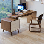 Premium Quality Brown Ash and Pine Wood Dining Table - Elegant Home Decor fmbs-001