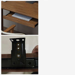 Premium Quality Brown Ash and Pine Wood Dining Table - Elegant Home Decor fmbs-001