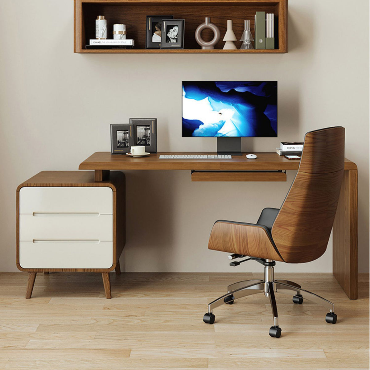 Premium Quality Brown Ash and Pine Wood Dining Table - Elegant Home Decor fmbs-001