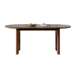Elegant Ash Wood and Sintered Stone Oval Dining Table – Stylish Modern Decor for Your Home fme-3125