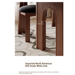 Elegant Ash Wood and Sintered Stone Oval Dining Table – Stylish Modern Decor for Your Home fme-3125